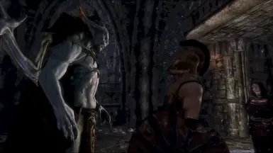 Achilles face to face with Harkon (artwork)
