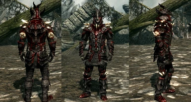 Red Black Dragonscale Armor at Skyrim Nexus Community