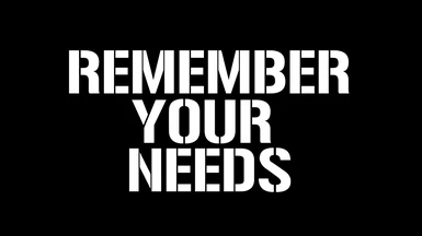 Remember Your Needs
