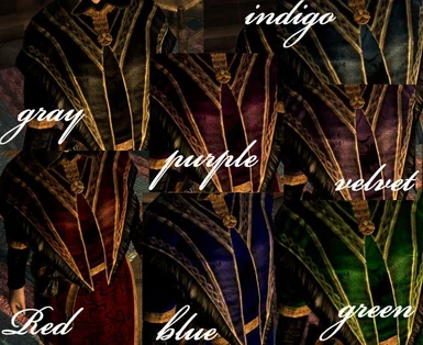 Hoodless Archmage Robes Royal Recolour -Eight Colours-