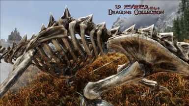 Skeletal Dragon / Dragon corpse
