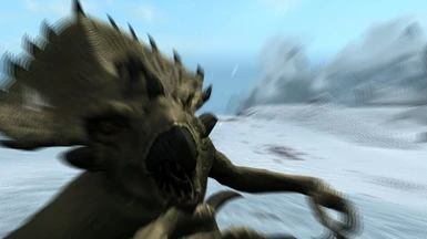 Me being attacked by a Clannfear NPC