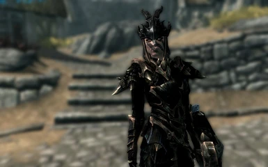 Ancient Black Dragonscale Armor 3