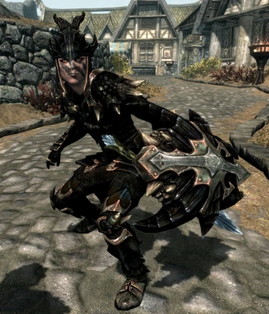 Ancient Black Dragonscale Armor 4