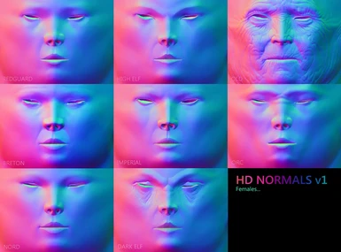 HD Normals v1 - Females