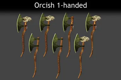 Orcish 1-handed variants