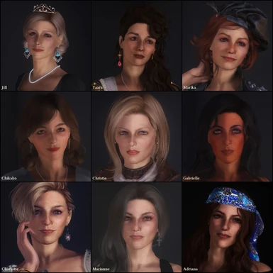 All my characters so far
