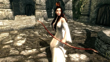 Arwen with a Rivendell Bow