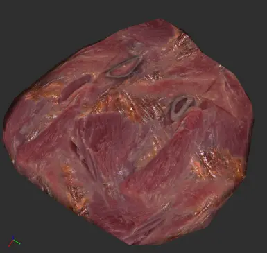 New cooked boar meat