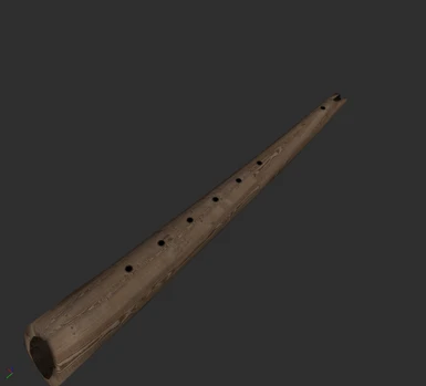 Flute darker wood