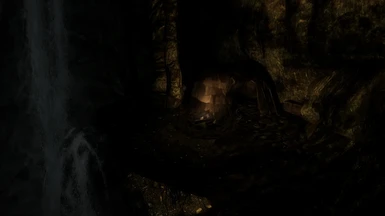Awesome-the ledge at the top of the cavern in Bleak Falls Barrow