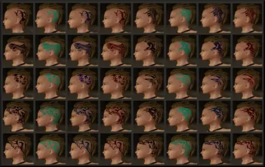 Nord Vanilla Hair 40 Variations