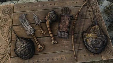 Grummite Weaponry- Mihail Weapons and Shields (LE version) (''shivering isles'')