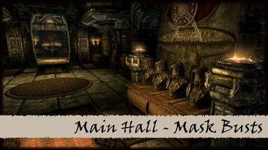 Main Hall Dragon Mask Busts