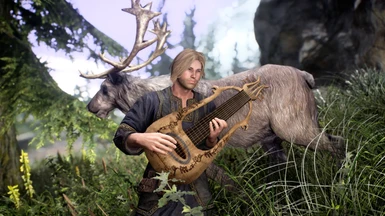 plays music for the deer