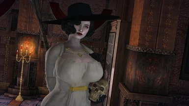 Lady Alcina Dimitrescu Dress WIP (Resident Evil) - Jinxxed Outfits - Bodyslide CBBE - UUNP