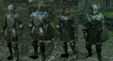 Steel armor replacer - 2 variants of knight armor