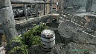 a Barrel at riverwood, contains gear for basically anyones start