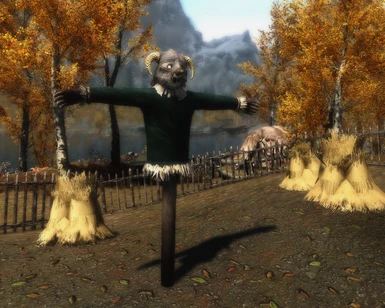 Finally saw one of these guys at a farm near Riften. Love it!