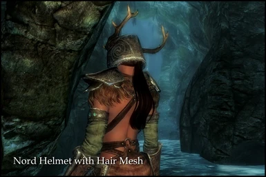 nord helmet with hair