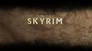This mod with latest ENB (no overly bright menu)