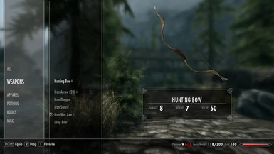 RE-TEXTURED HUNTING BOW GRIP