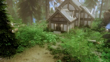 Lakeview manor with grass + 3D plants