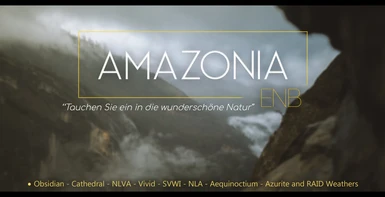 Amazonia ENB - Cathedral - Obsidian - NLVA - Vivid  - SVWI - NLA - Aequinoctium - Azurite and RAID Weathers