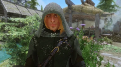 Male- Hood with Hair, changes color