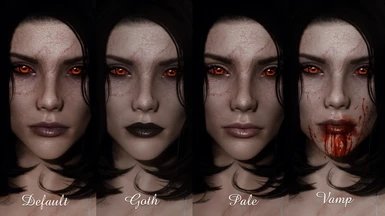 All makeup options in the version 3.0