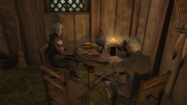 serana's stealing miraak's garlic bread while gelebor files the store's taxes because miraak doesnt know how to