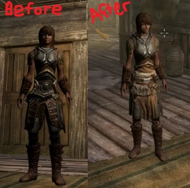 Rustic Steel Armor --Female only at Skyrim Nexus - Mods and Community