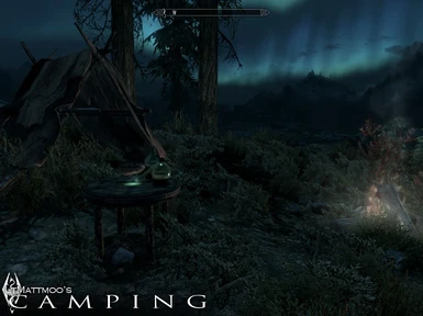 Alchemists campsite at night