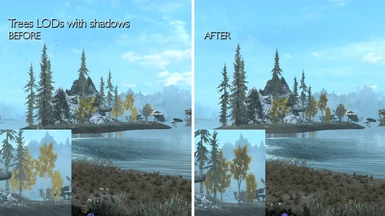 Tree LODs with shadows patch