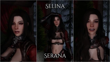 Selina Mage Follower or Serana Replacer - High Poly Head - 4k FaceTint (LE)