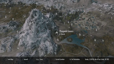 Weapon set location on the map