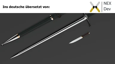 Sword of Strider and Companion Knife - Deutsch Ubersetzung