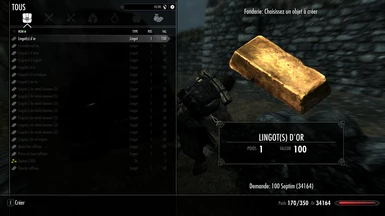 Septims into Gold Ingot