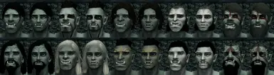 Orc preset comparison (original | modded)