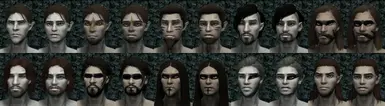 Wood Elf preset comparison (original | modded)