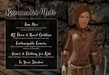 Skyrim mod lets you grow from a child and get old with your family