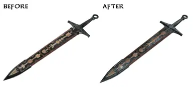 Sword's Scabbard refit fix and better cubemap