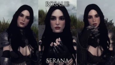 Rosalie Follower or Serana Replacer - High Poly Head - 4K Facetint (LE)