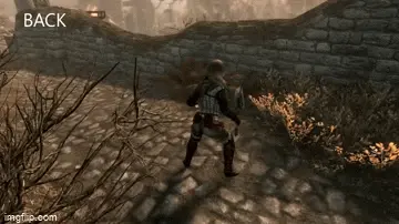 Skyrim se dodge animation