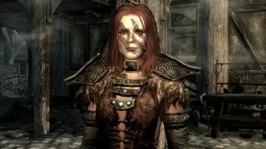 Aela with collar