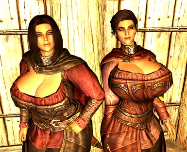 ...and my hot Serana (L) and pussy Valerica (R) after use this mod's. Thank you for the very seductive mom with daughter.
