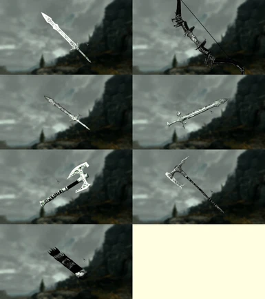 Пробуджена давня нордська зброя - не доступна у грі,тестуется, поки що не мають еффекту та потрібного балансу