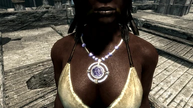 Close up of the Necklace with Upscaled Textures by XilaMonstrr