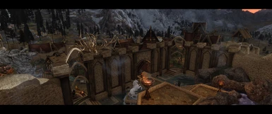 Dragonreach Entrance (Oblivion Gate and Statue not included)