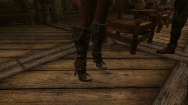 The really high-heeled vanilla shoes and boots - LE Version